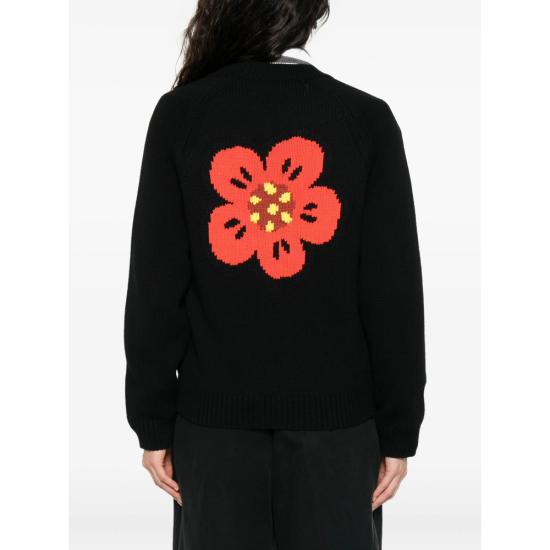 25FW 겐조 가디건 FF62CA7063LA 99J BLACK - KENZO