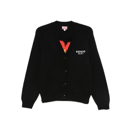 25FW 겐조 가디건 FF62CA7063LA 99J BLACK