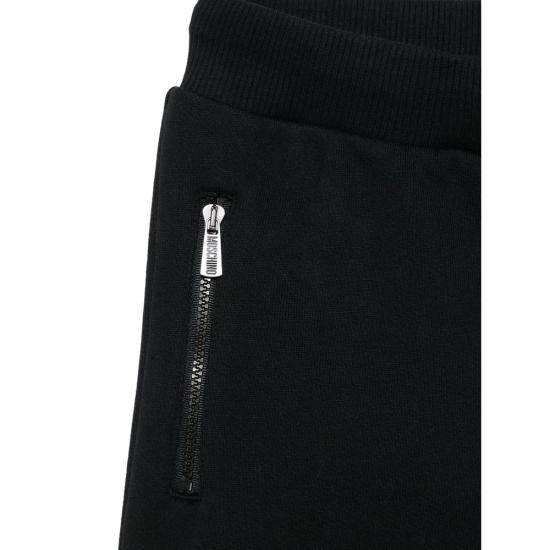 25FW [키즈] 모스키노 트레이닝/조거 팬츠 HUP08L LCA77 60100 BLACK - MOSCHINO