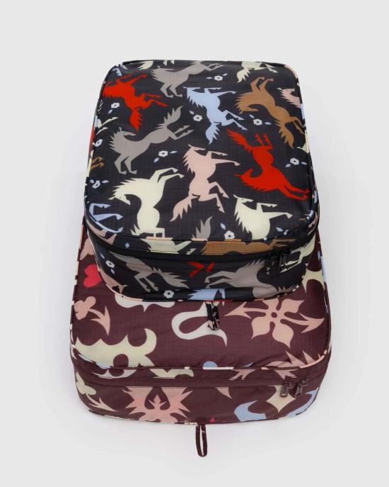  바쿠 캐리어 바구 라지 패킹 큐브 세트 웨스턴 컷아웃 패킹 큐브 세트