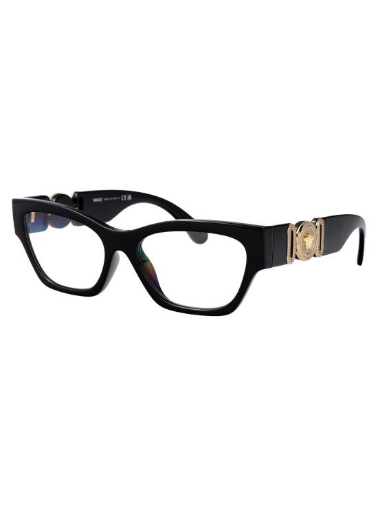 25FW 베르사체 안경 0VE3367U GB1 black - VERSACE