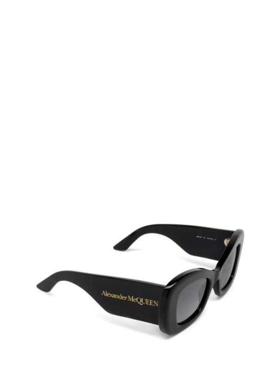 26FW 알렉산더 맥퀸 선글라스 AM0434S 001 BLACK - ALEXANDER MCQUEEN