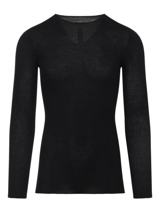 25FW 릭 오웬스 스웨터 94896 RU02E1637RIBM 94077 Black