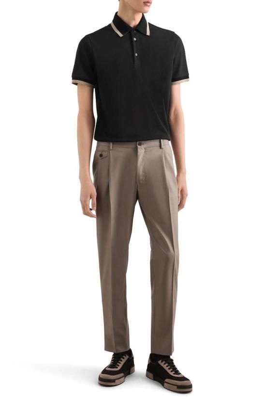 25FW 돌체앤가바나 폴로 티셔츠 G8SW8THU7VDN0000 Black - DOLCE & GABBANA