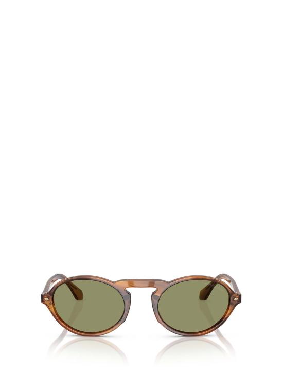 26FW 조르지오 아르마니 선글라스 AR8219U 616314 STRIPED HONEY