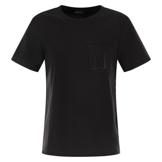 25FW 에스막스마라 반팔 티셔츠 2529976011600 BLACK