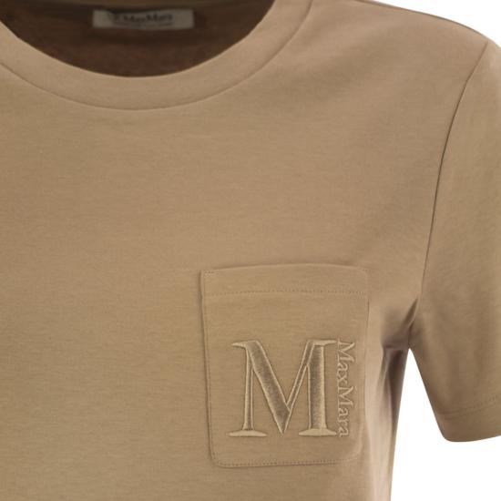 25FW 에스막스마라 반팔 티셔츠 2529976011600 CAMEL - 'S MAX MARA