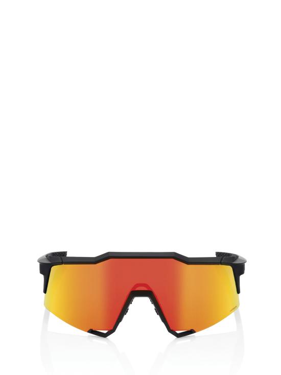 25FW 100퍼센트 선글라스 SPEEDCRAFT SOFT TACT BLACK HIPER RED MULTILAYER MIRROR LENS