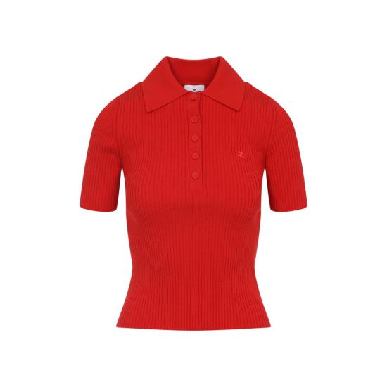 25FW 쿠레쥬 셔츠 125MPO029FI0001 4040 RED