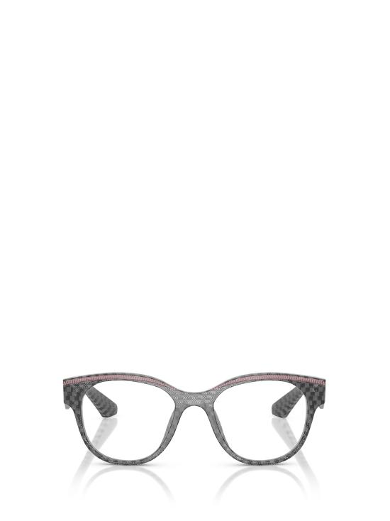 26FW 알랭미끌리 안경 A03520 007 DAMIER BLACK GREY POINT PINK