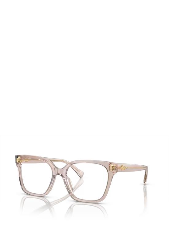 25FW 랄프 로렌 안경 RA7158U 6117 SHINY TRANSPARENT BEIGE - RALPH LAUREN