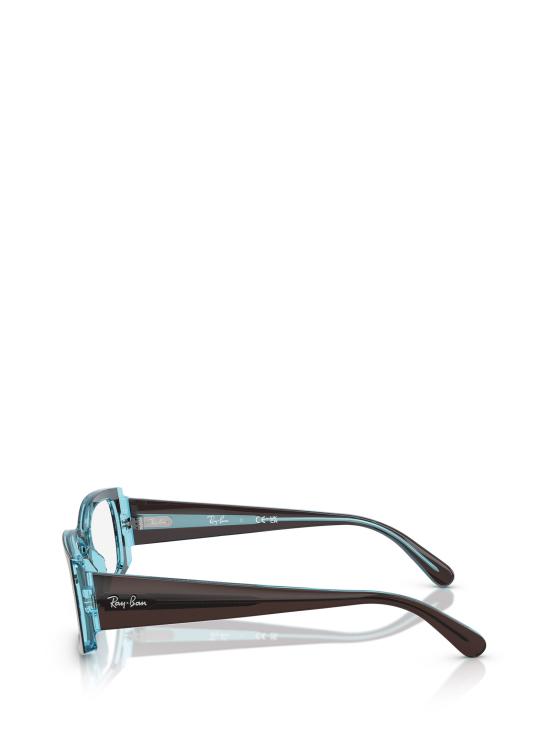 25FW 레이밴 안경 RX5434 8366 BROWN ON TRANSPARENT BLUE - RAY BAN