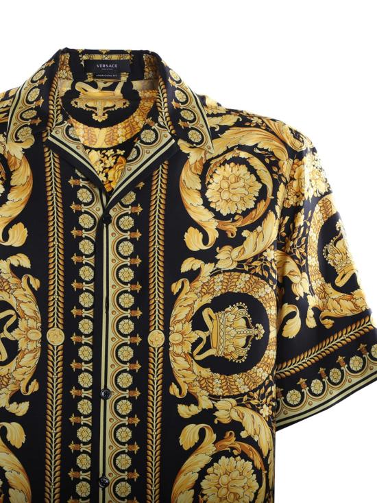  베르사체 반팔 셔츠 10039261A030445B000 Black - VERSACE