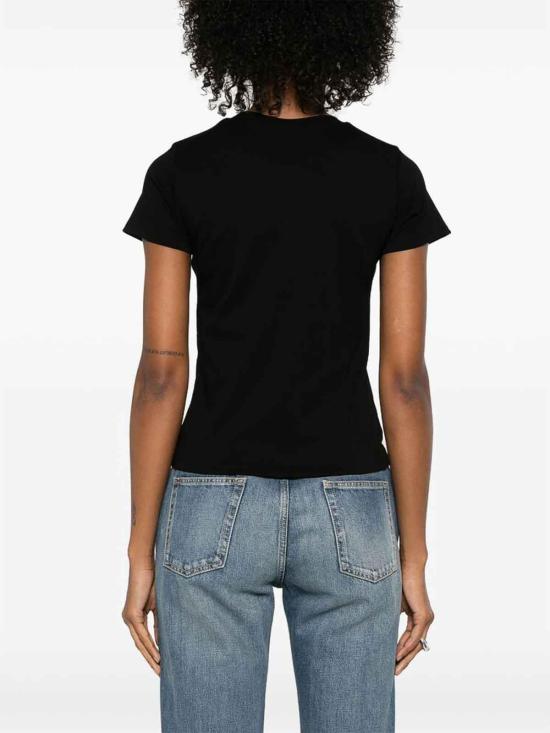 25SS 알렉산더 맥퀸 반팔 티셔츠 819193QLAEH1000 Black - ALEXANDER MCQUEEN
