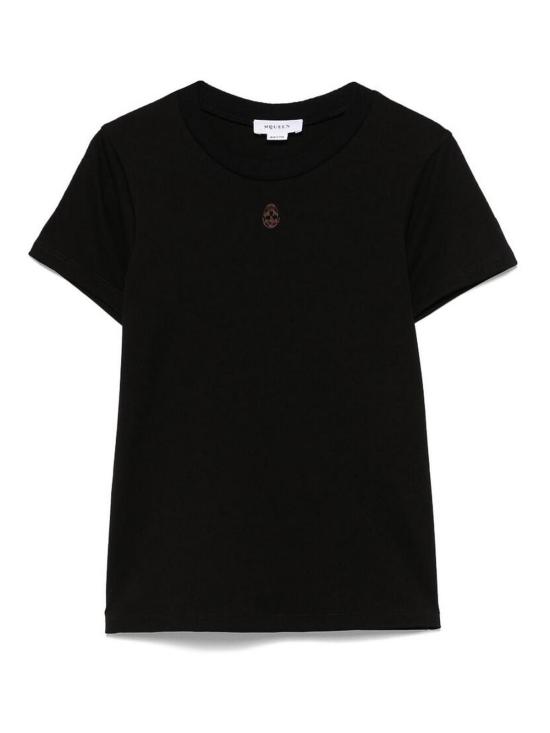 25SS 알렉산더 맥퀸 반팔 티셔츠 819193QLAEH1000 Black