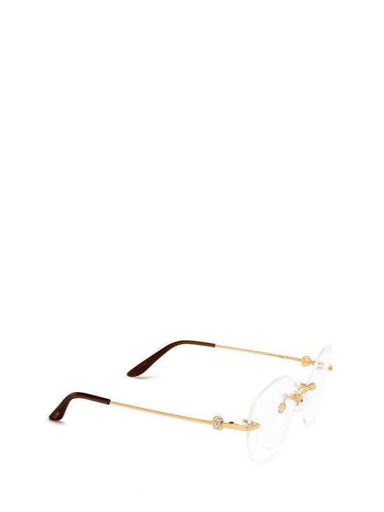 26FW 까르띠에 림리스 무테 안경 CT0376O 001 GOLD - CARTIER