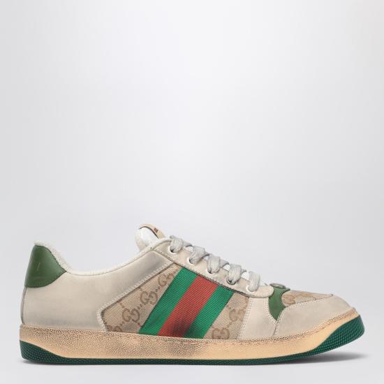 25FW 구찌 스크리너 GG 캔버스 디스트레스드 스니커즈 5465519Y920 Multicolor