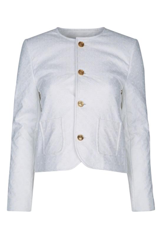 25SS 셀린느 첼시 자켓 퀼티드 RV0800536 CAY4 WHITEIVORY