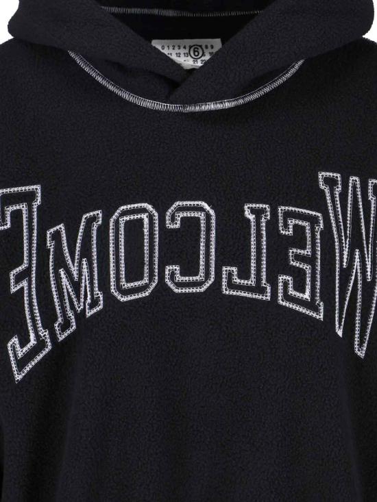 25FW MM6 메종마르지엘라 후드 티셔츠 S52GU0243 M20126 900 Black - MM6 MAISON MARGIELA