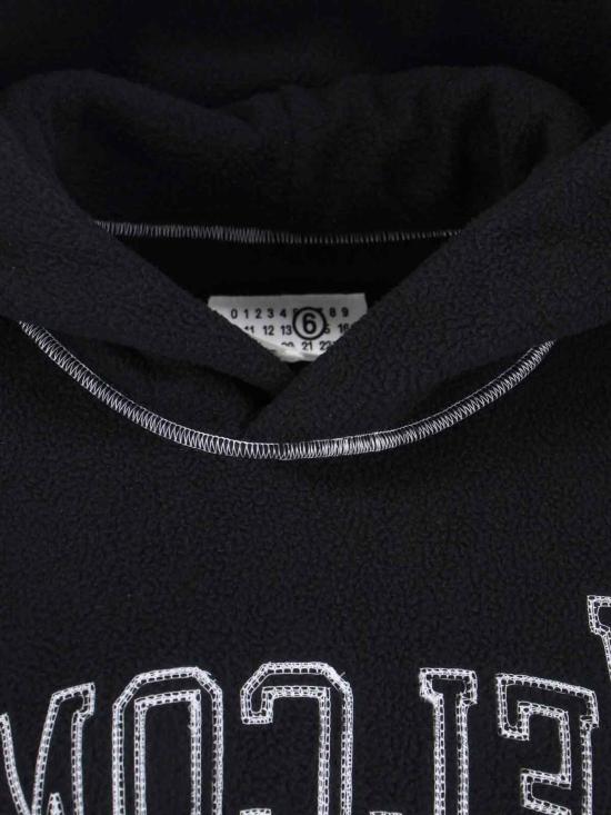 25FW MM6 메종마르지엘라 후드 티셔츠 S52GU0243 M20126 900 Black - MM6 MAISON MARGIELA
