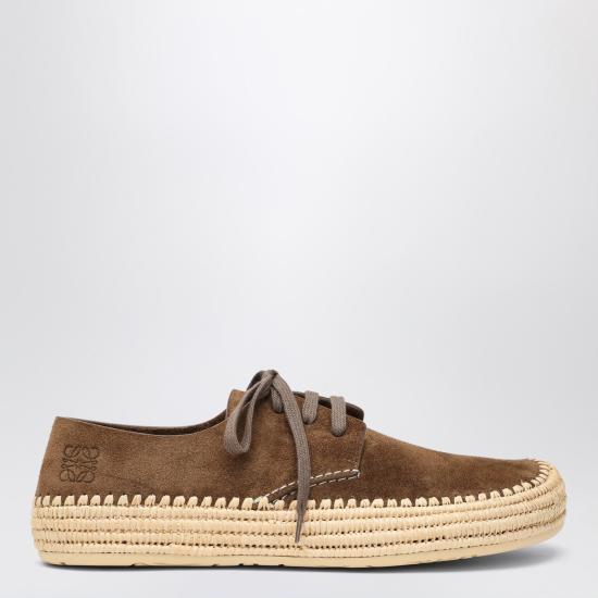 25FW 로에베 로퍼 M526284X01SUE Brown