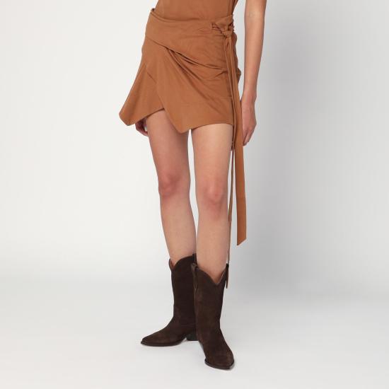 25FW 이자벨마랑 숏 스커트 PJU0198FDA1N41I Brown