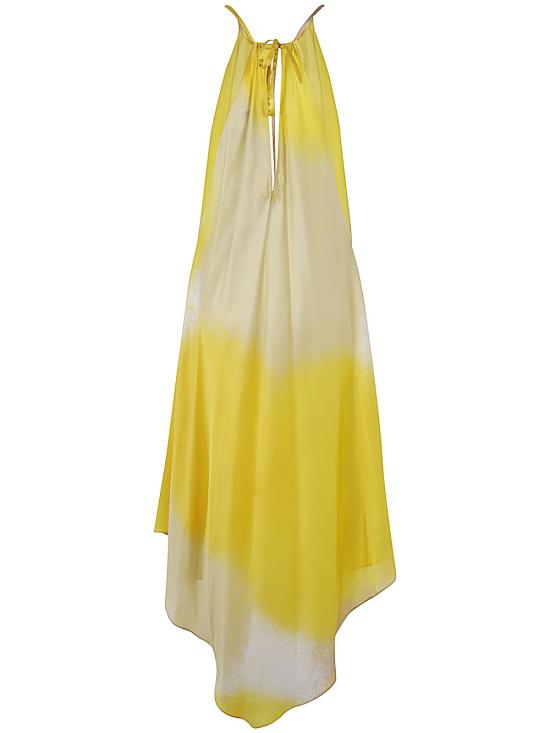  지안루카카페놀로 미디 원피스 24EA1162 200 28 103 12 YELLOW SHADOWS - GIANLUCA CAPANNOLO