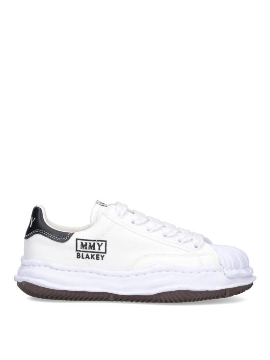 26SS 메종 미하라 야스히로 블레이키 OG 솔 캔버스 로우탑 스니커즈 A08FW735WHITE White