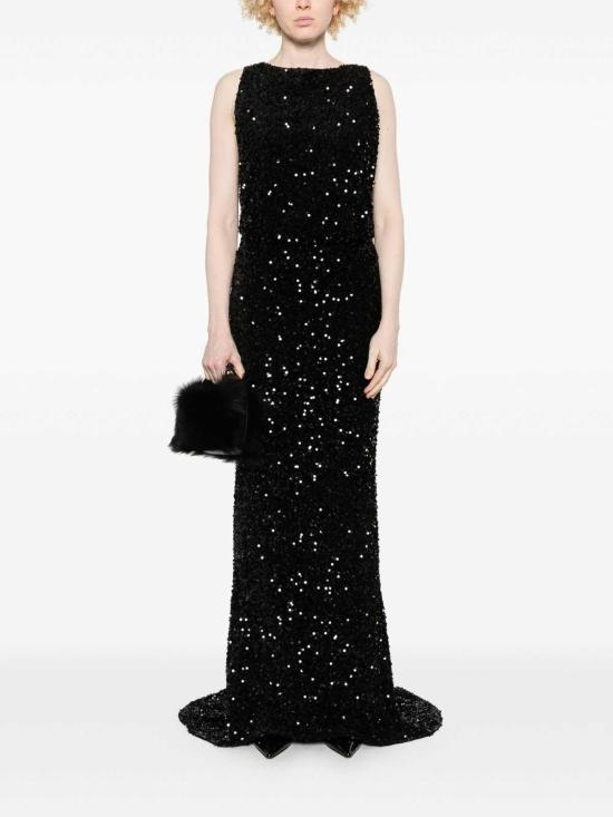  엘리자베타프랜치 롱 원피스 ABR5252E2110 Black - ELISABETTA FRANCHI