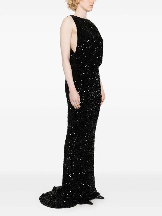  엘리자베타프랜치 롱 원피스 ABR5252E2110 Black - ELISABETTA FRANCHI