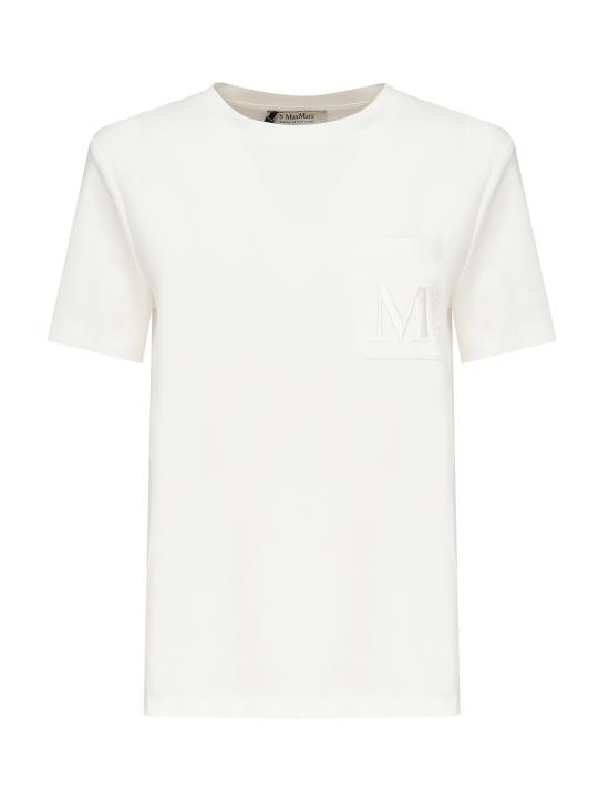 25FW 에스막스마라 반팔 티셔츠 2529976011600 001 Off white