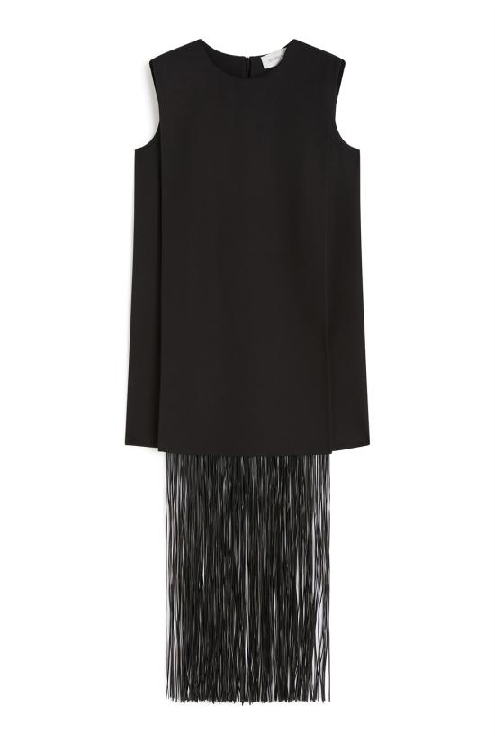 25FW 스포트막스 미디 원피스 2522226021600 003 Black