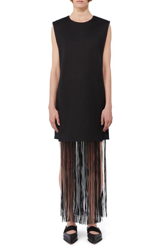 25FW 스포트막스 미디 원피스 2522226021600 003 Black - SPORTMAX