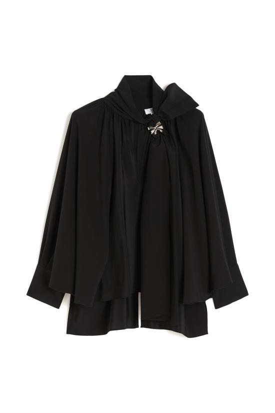 25FW 막스마라 셔츠 2521116081600 007 Black