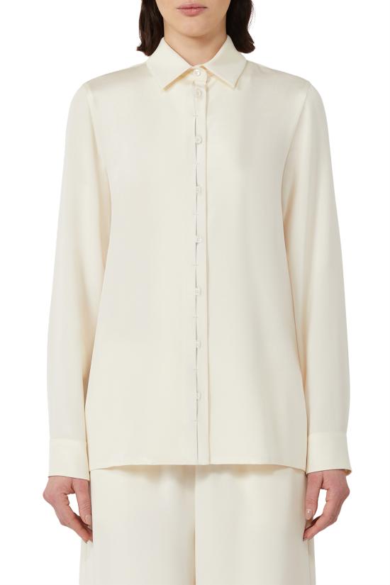 25FW 막스마라 셔츠 2521116018600 005 Bianco avorio - MAX MARA