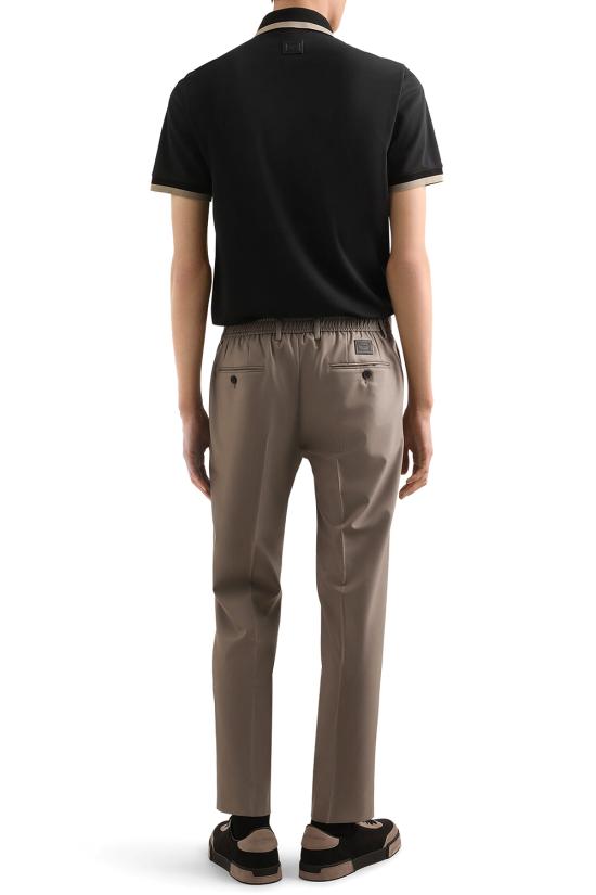 25FW 돌체앤가바나 폴로 티셔츠 G8SW8THU7VD N0000 Black - DOLCE & GABBANA