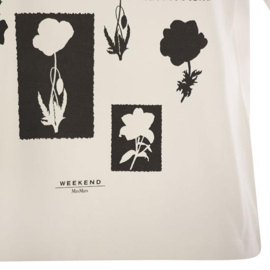 25FW 위켄드막스마라 반팔 티셔츠 2525976051600 WHITE - WEEKEND MAX MARA
