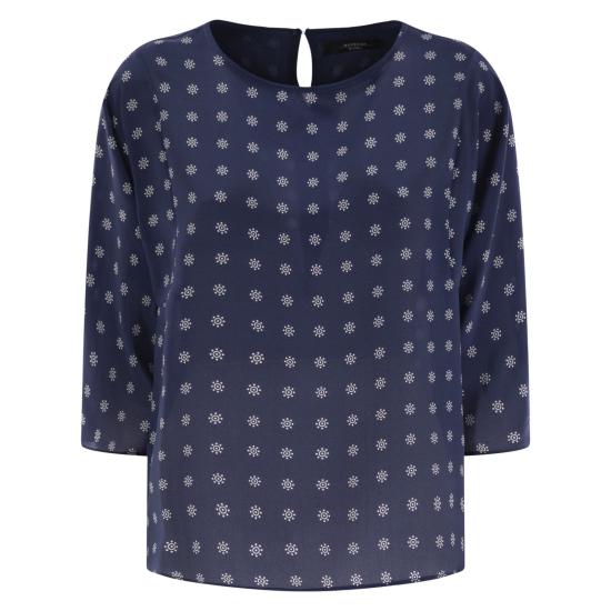 25FW 위켄드막스마라 블라우스 2525116101600 BLUE