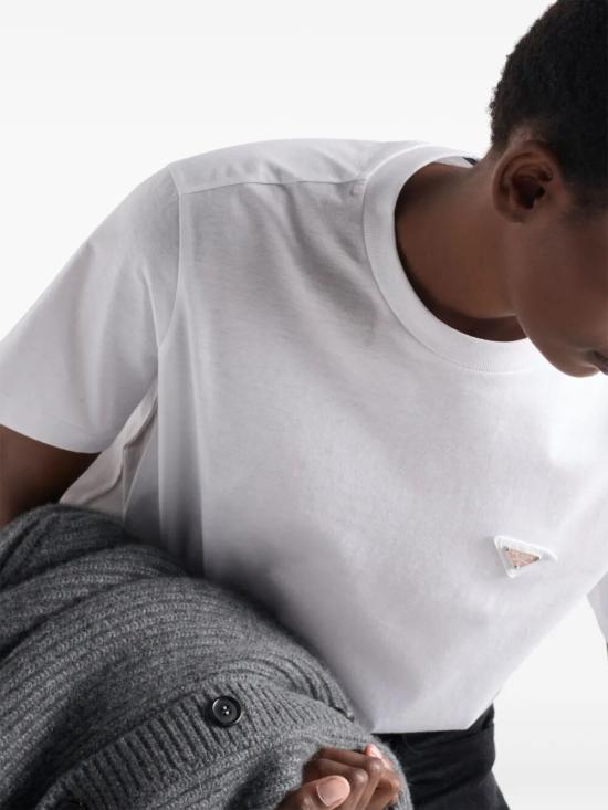 25FW 프라다 반팔 티셔츠 35838SOOO 15ZG F0009 BIANCO - PRADA