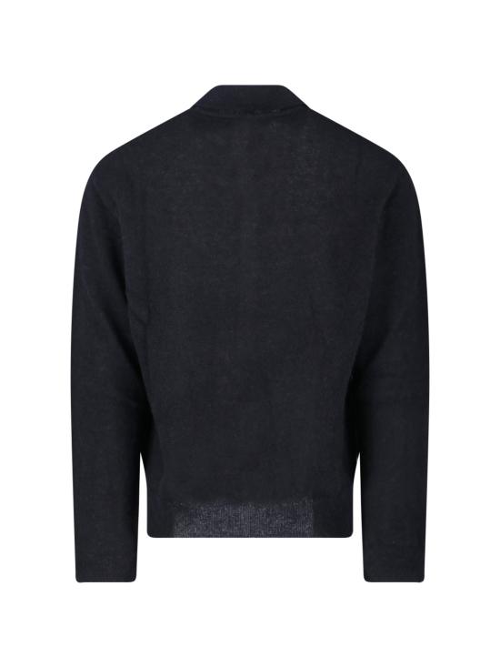 25FW 아워레가시 폴로 티셔츠 M4213ECFSE BLACK FUZZY ALPACA Black - OUR LEGACY