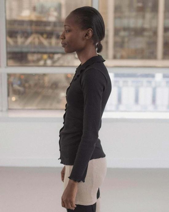  베이스레인지 반팔 티셔츠 아이소 셔츠 블랙 - BASERANGE