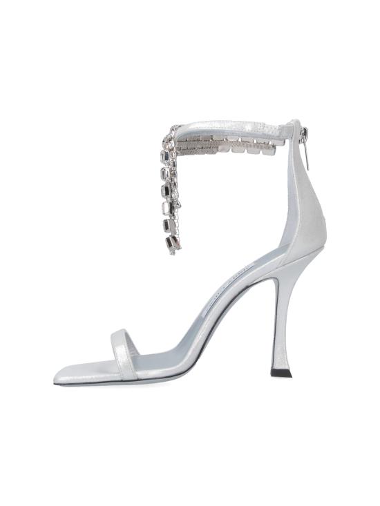 25FW 지미추 힐/펌프스 VERITY SANDAL 100 SHS SILVER Silver - JIMMY CHOO