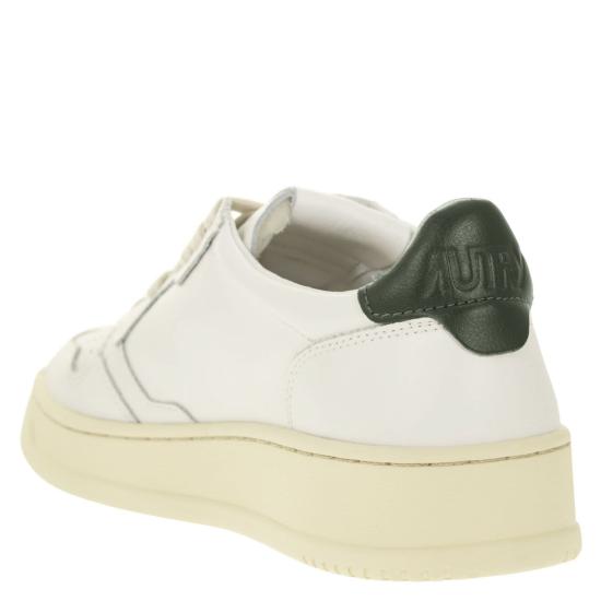  오트리 메달리스트 로우 스니커즈 AULM WHITE GREEN - AUTRY