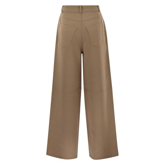 25FW 에스막스마라 MERLOT 메를로 코튼 팬츠 2529786021600 CAMEL - 'S MAX MARA