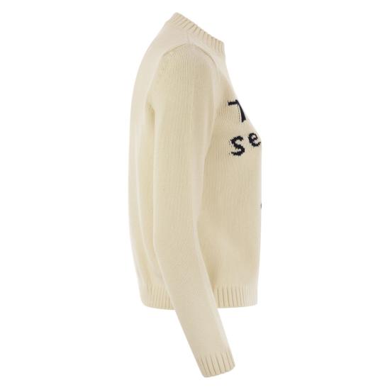25FW 위켄드막스마라 NESPOLA 네스폴라 코튼 코르도네 스웨터 2525366171600 IVORY - WEEKEND MAX MARA