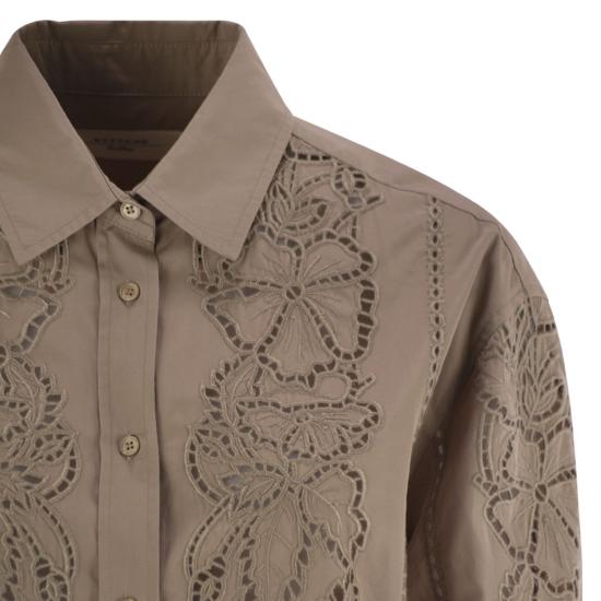 25FW 위켄드막스마라 블라우스/셔츠 2525196011600 LIGHT BROWN - WEEKEND MAX MARA