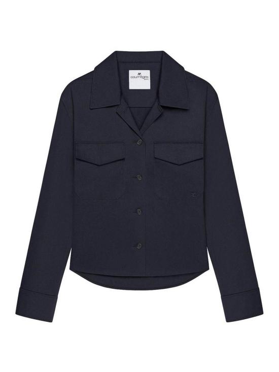 25SS 쿠레쥬 블라우스 125CCH074PL01787075 Dark Blue