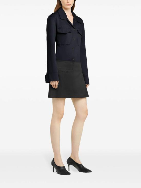 25SS 쿠레쥬 블라우스 125CCH074PL01787075 Dark Blue - COURREGES