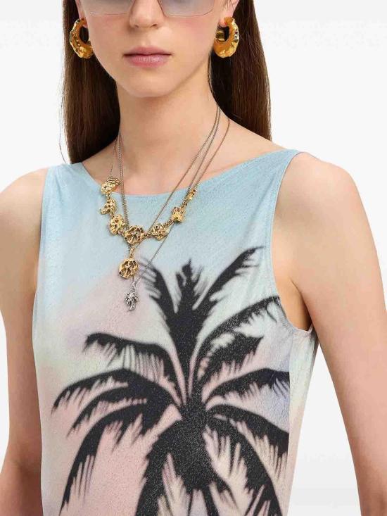  팜앤젤스 숏 원피스 PWFC001S25FAB0018410 Multicolour - PALM ANGELS