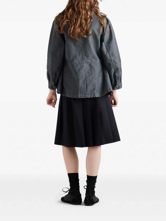 26SS 프라다 미디 스커트 P184YHSOOO108NF0008 Light Beige - PRADA